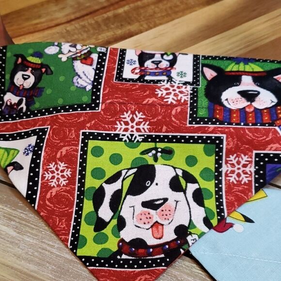 #3 Pikachu Christmas & Winter Dogs Medium 9" Dog Bandanas - Picture 2 of 3